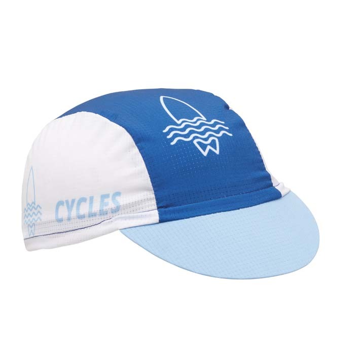 Casquette de cycliste adulte en quadri avec bande élastique. publicitaire personnalisé - vue 10