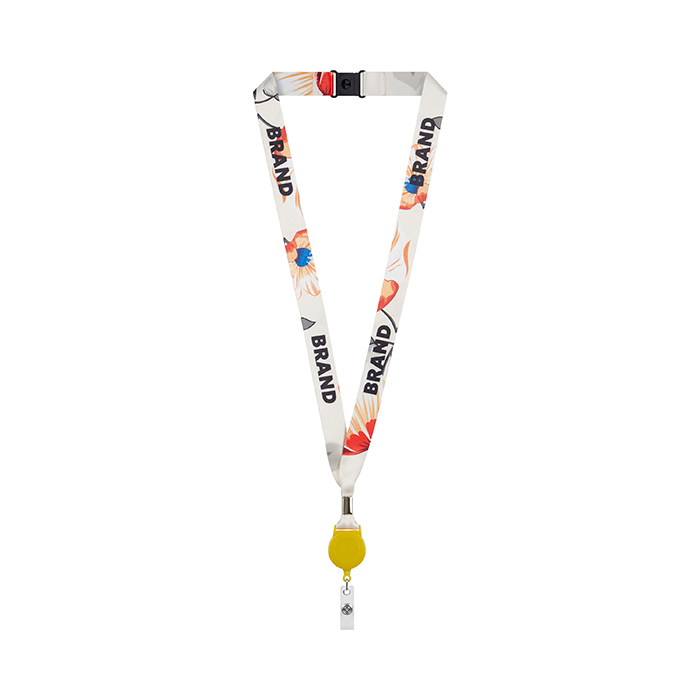 ML1365 Enrouleur de badge en RPET avec sertissage métallique. publicitaire personnalisé - vue 10