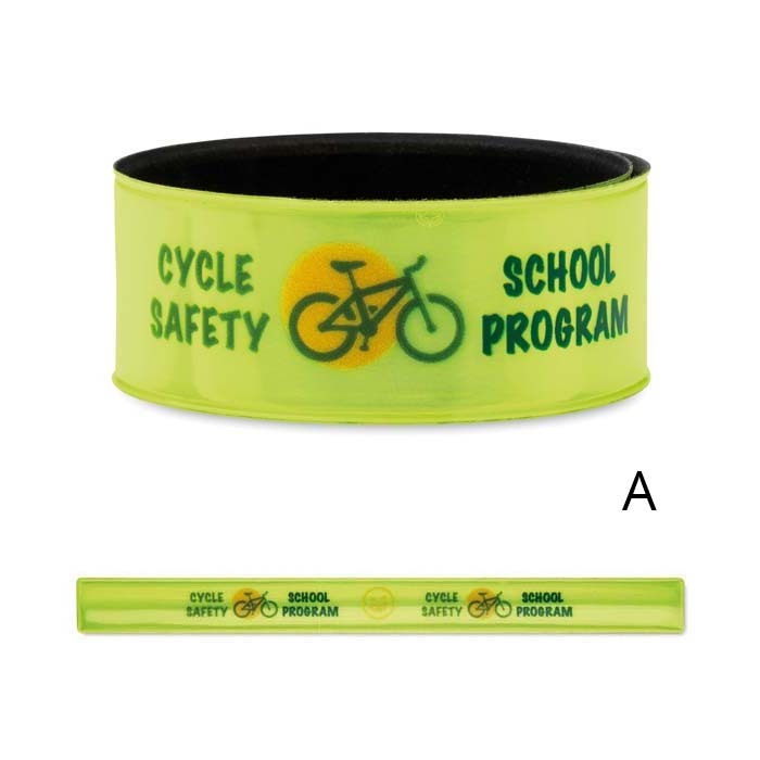 Bande de sécurité réfléchissante publicitaire personnalisé - vue 10
