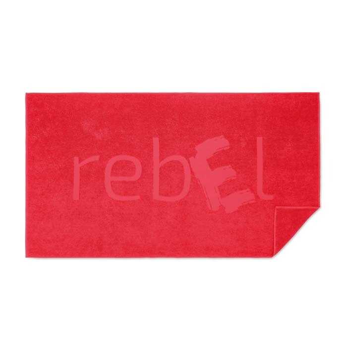 MT4005 Serviette de plage en relief tissée en coton 350gsm. publicitaire personnalisé - vue 10