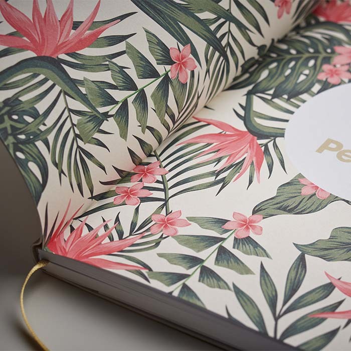 Cahier A5 à couverture souple en cuir PU avec avec feuilles personnalisées. publicitaire personnalisé - vue 10