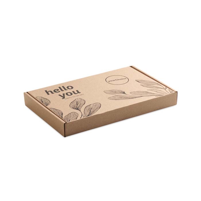 coffret cadeau de 3 thés zen et barres chocolatées publicitaire personnalisé - vue 11