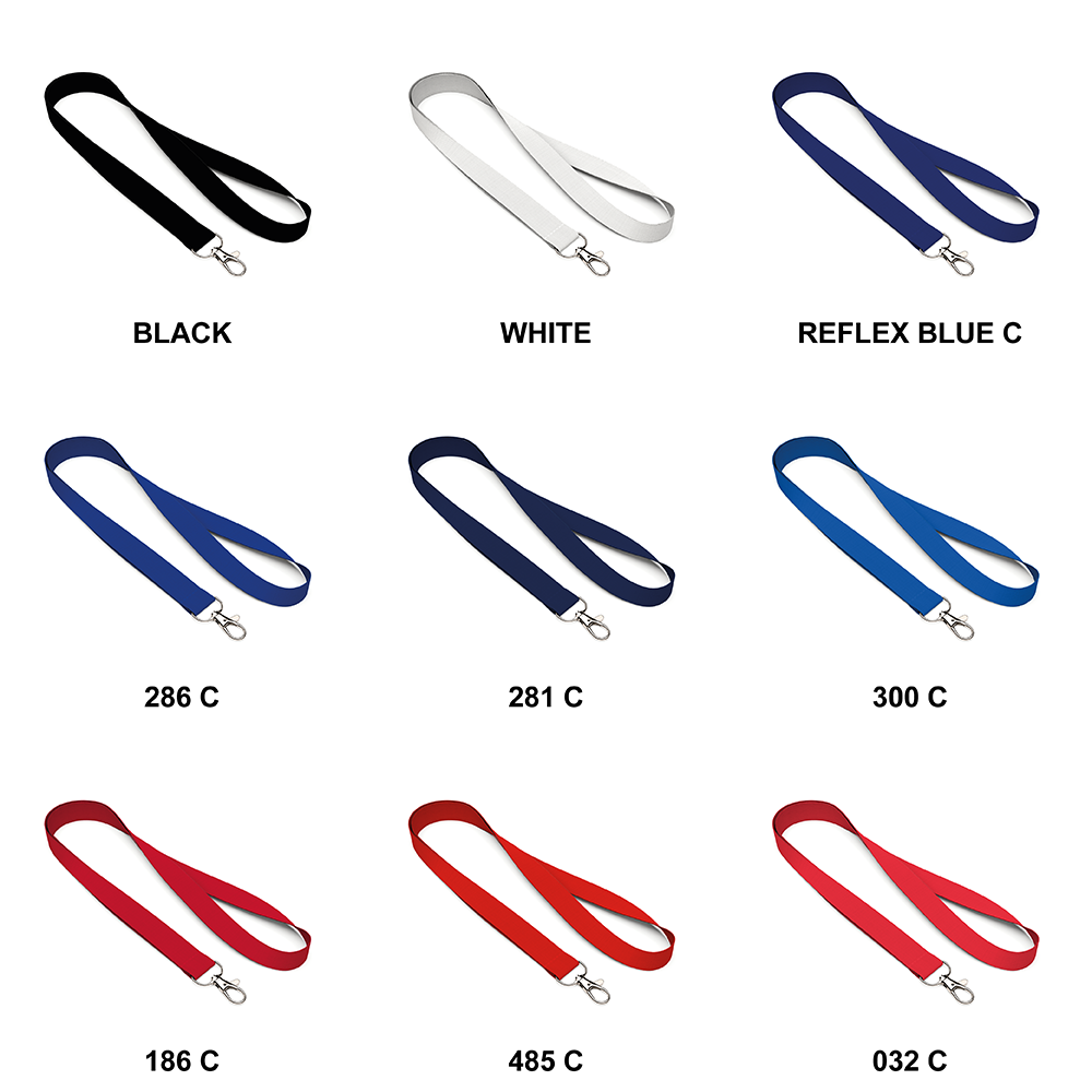 Lanyard avec impression en 1 couleur sur 1 côté. publicitaire personnalisé - vue 11