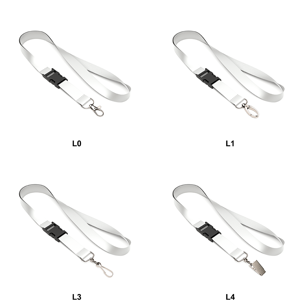 ML1304 Lanyard RPET avec boucle et motif en quadri sur les deux faces. publicitaire personnalisé - vue 11