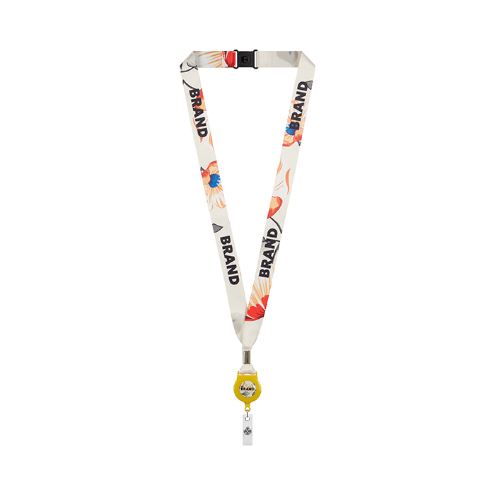 ML1365 Enrouleur de badge en RPET avec sertissage métallique. publicitaire personnalisé - vue 11