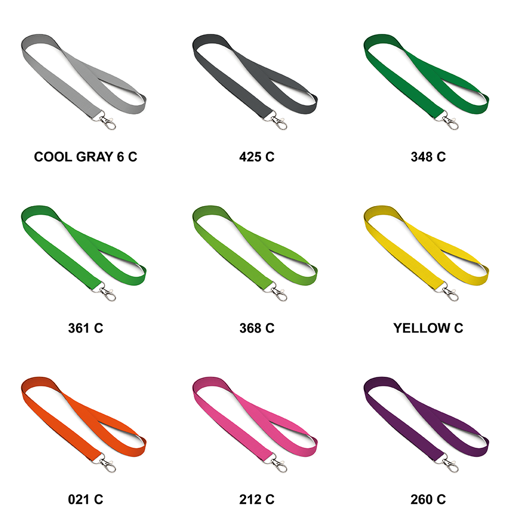 Lanyard avec impression en 1 couleur sur 1 côté. publicitaire personnalisé - vue 12
