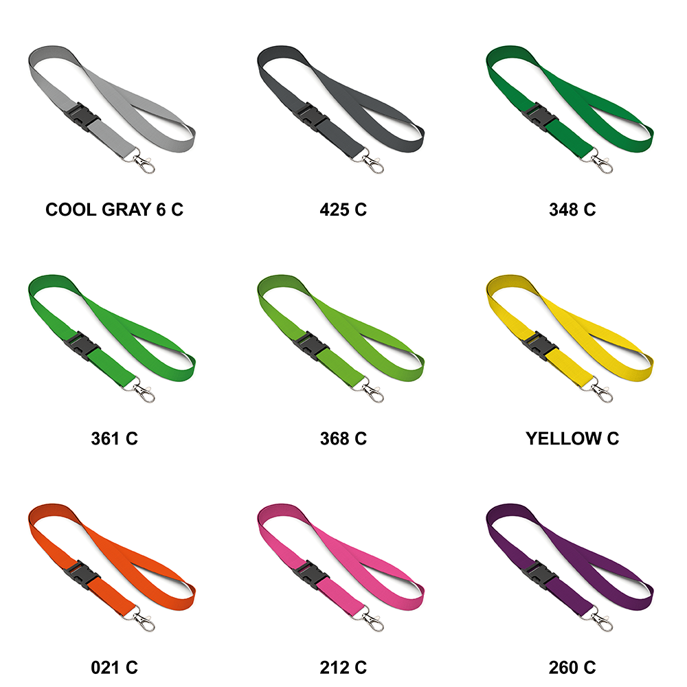 ML1102 Lanyard avec boucle et impression 1 couleur sur 1 côté. publicitaire personnalisé - vue 12