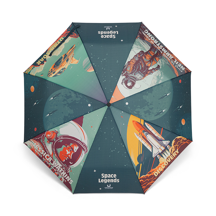 MU2005 ⌀95cm/21″. Motif en quadri (photo) sur tous les panneaux. publicitaire personnalisé - vue 13