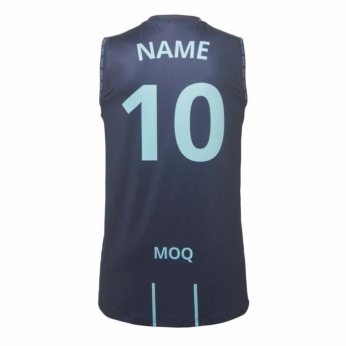 Maillot de basket-ball sublimé et col en V élastique Premier. publicitaire personnalisé - vue 13