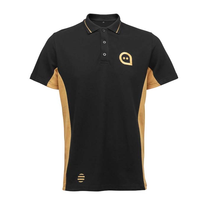 Polo contrasté côtés/bras en coton 190gsm publicitaire personnalisé - vue 1