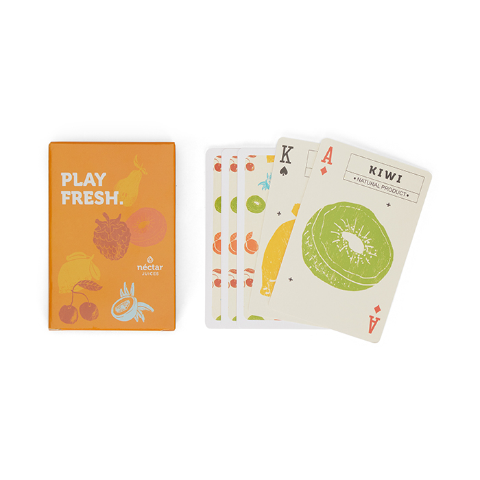 32 cartes de jeu avec votre dessin sur les deux faces. publicitaire personnalisé - vue 1