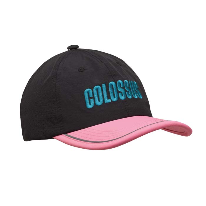 MH2329 Casquette en tissu taslon léger et respirant avec garniture réfléchissante et... publicitaire personnalisé - vue 1