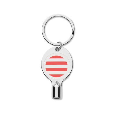 MK1008-DP Porte-clés pour radiateur avec impression en quadrichromie publicitaire personnalisé - vue 1