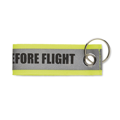 Porte-clés réfléchissant (non destiné à la sécurité). 1 cl / 1 côté.