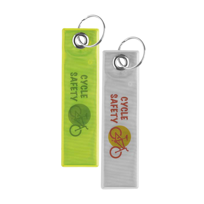 Porte-clés de sécurité réfléchissant 3x11cm (CE EN17353)