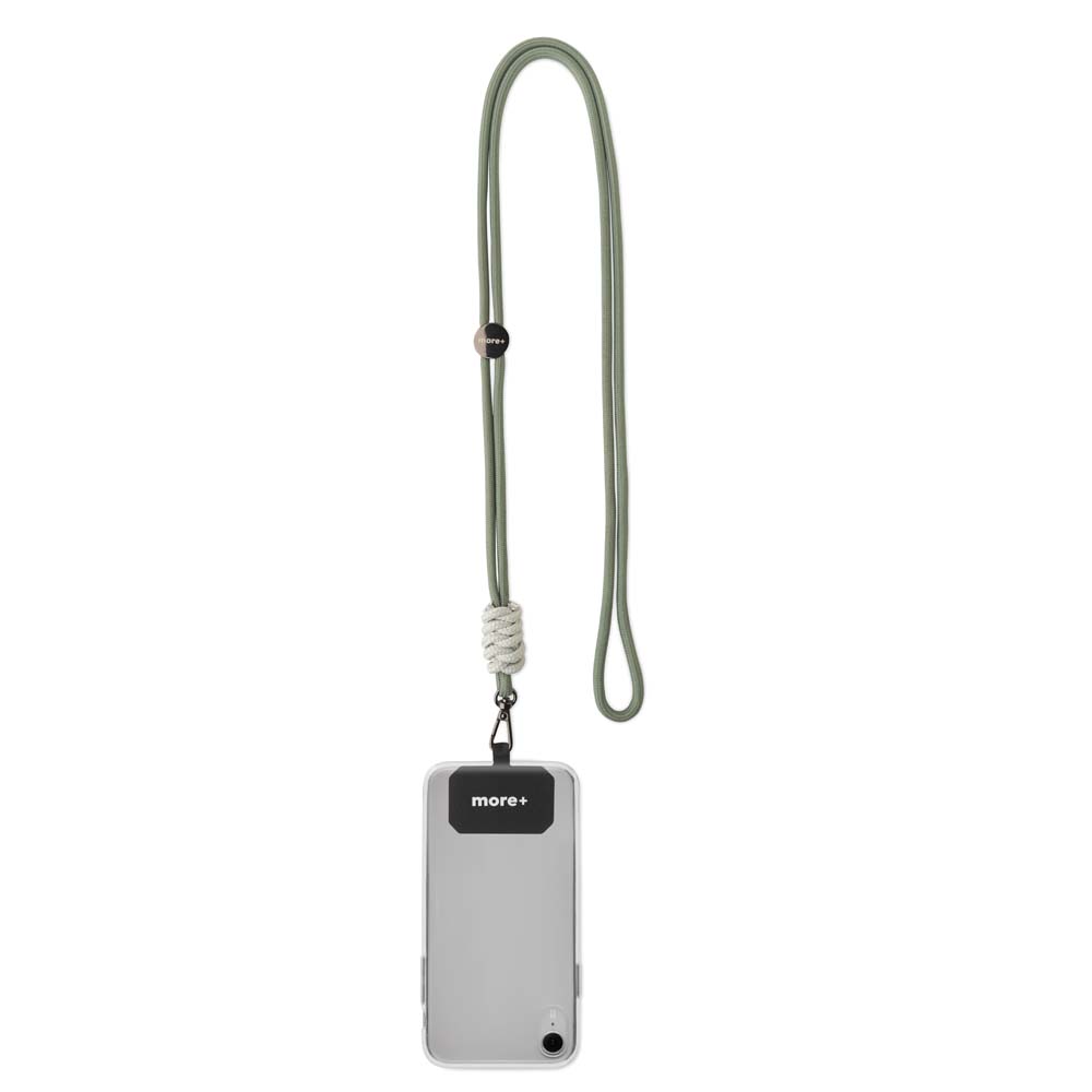 Lanyard bandoulière pour téléphone à cordon bicolore avec nœud