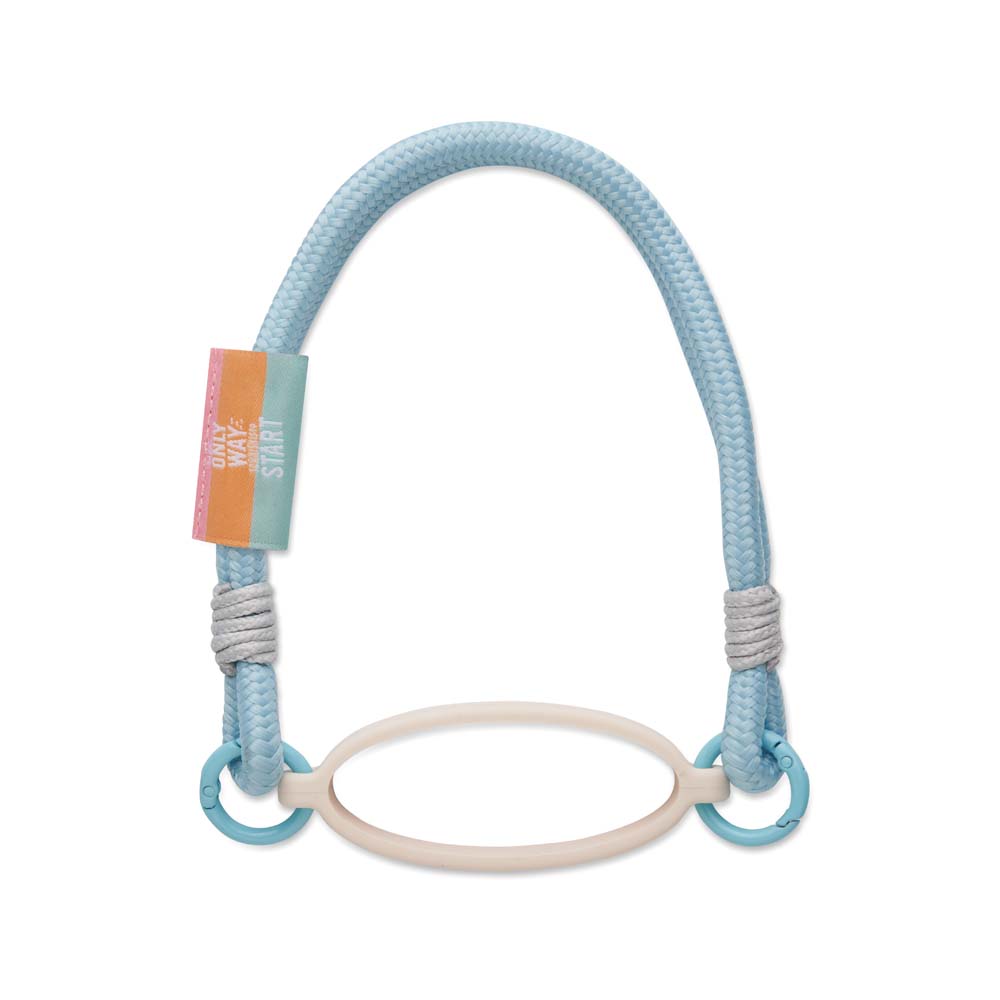 Porte-bouteille en corde avec étiquette logo selon votre design.