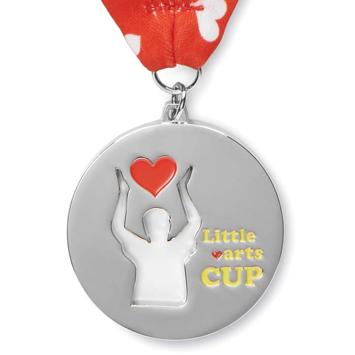 Médaille en alliage de zinc (≤25cm2 / 3 couleurs). publicitaire personnalisé - vue 1