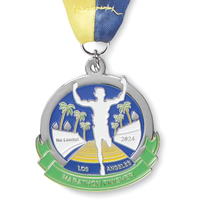 Médaille en fer (≤25cm2 / 3 couleurs). publicitaire personnalisé - vue 1