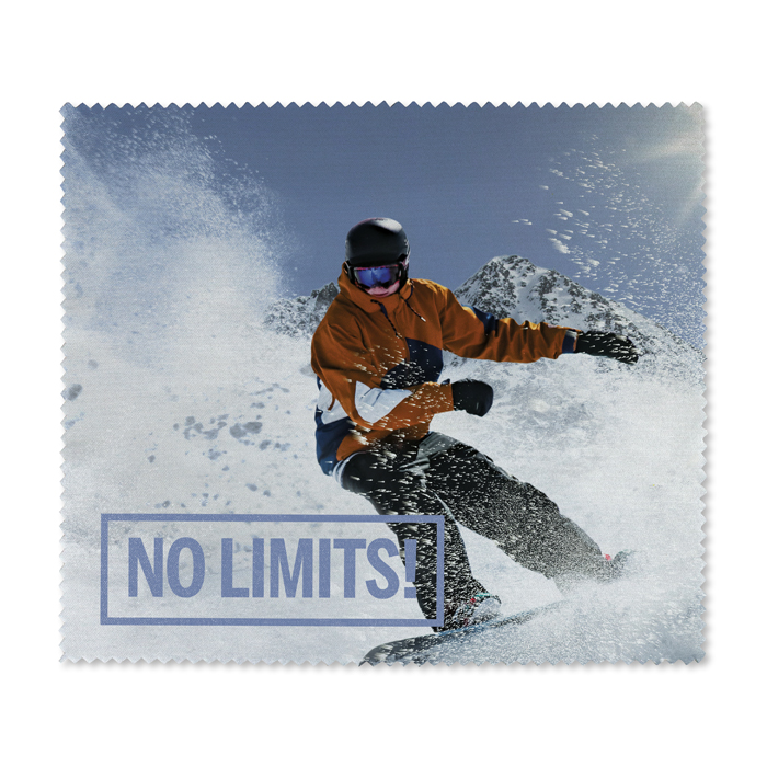 MPGC13 Lingette en RPET en quadri (17x15cm). publicitaire personnalisé - vue 1