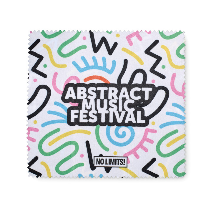 Lingette en microfibre en quadri, fabriqué dans l'UE (17x18cm).