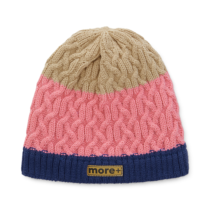 MW1026 Bonnet tressé avec doublure en polaire et ourlet côtelé. Également disponible... publicitaire personnalisé - vue 1