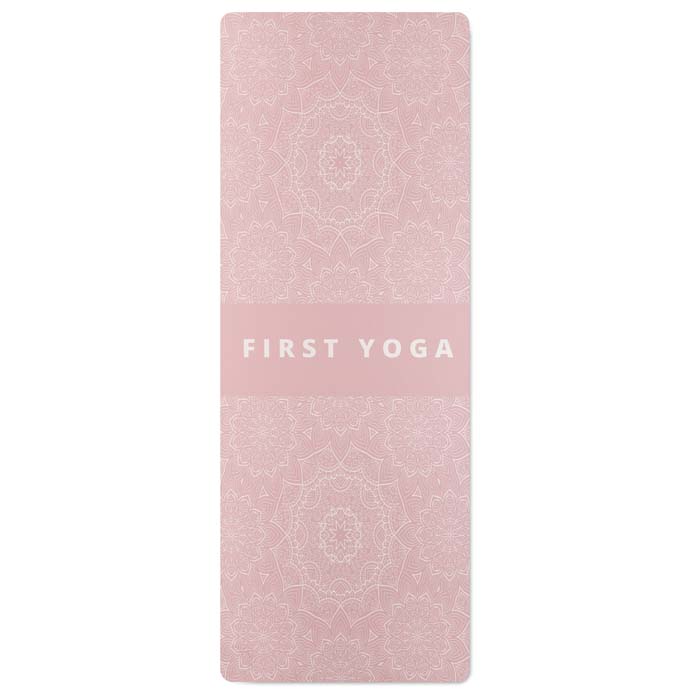 Tapis de yoga en PU de noix de coco et caoutchouc