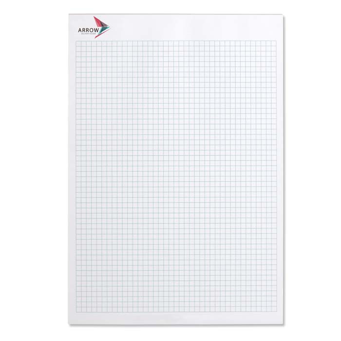 Bloc-notes au format A4 avec feuilles personnalisées.