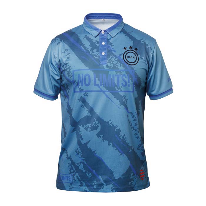 Polo sublimé avec col et bas de manches imprimés Premier