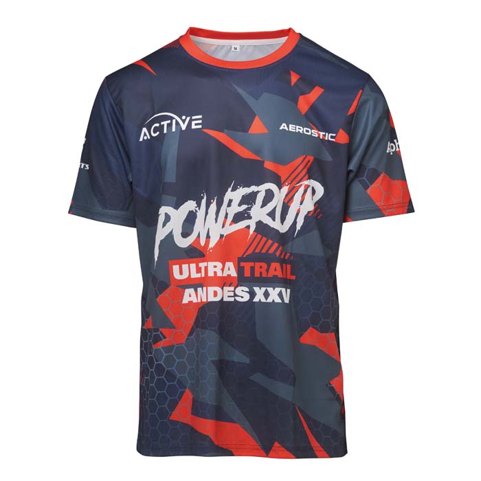 Tshirt performance sublimé en polyester respirant. publicitaire personnalisé - vue 1