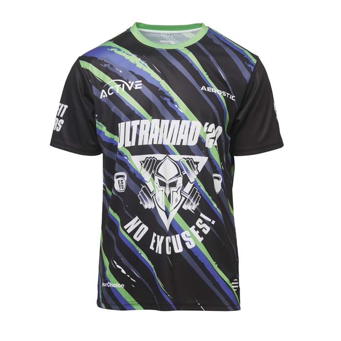 Tshirt sublimé en polyester 145 g/m². publicitaire personnalisé - vue 1