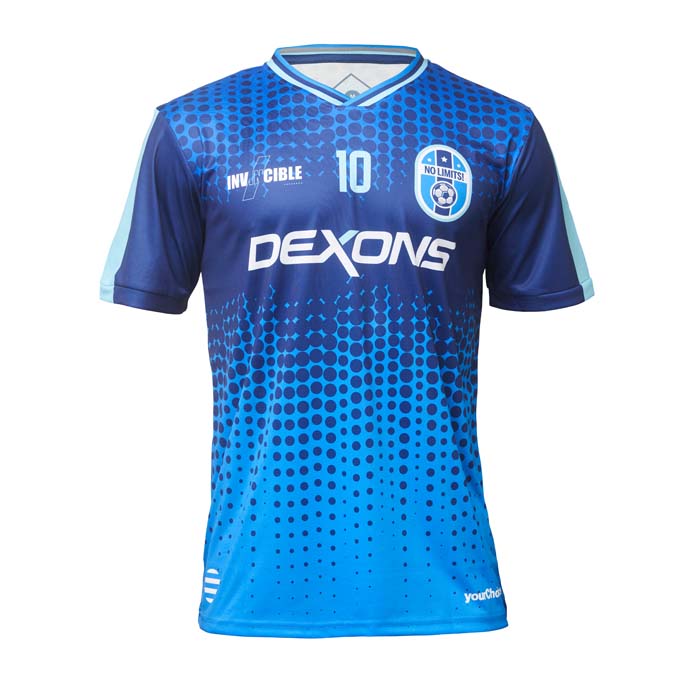 Maillot à col en V superposé sublimé Premier. publicitaire personnalisé - vue 1