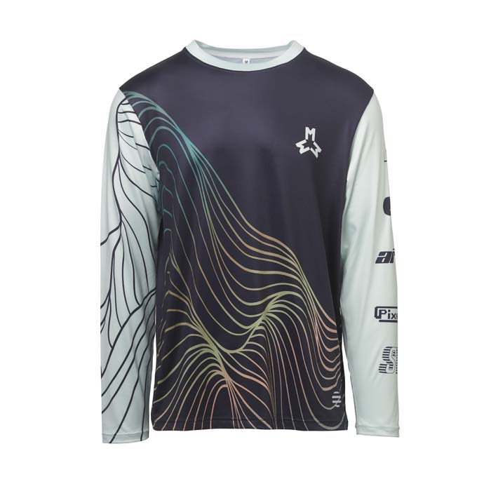 Manches longues sublimées en polyester certifié anti-UV. publicitaire personnalisé - vue 1