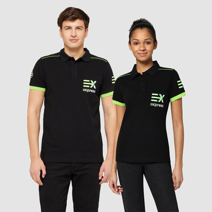 CG1006 Polo en coton avec passepoils contrastés 190gsm publicitaire personnalisé - vue 2