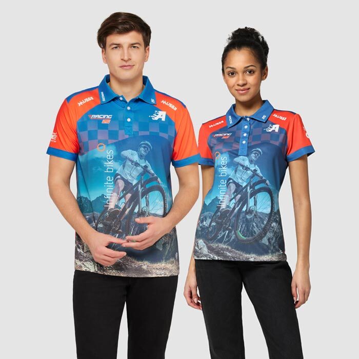 CG1011 Fabriqué en tissu blanc 95 % polyester et 5 % élasthanne d'environ 180 gsm. C... publicitaire personnalisé - vue 2