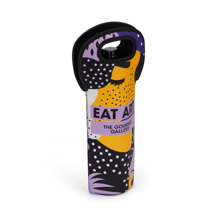 MB2014 Porte-bouteille en néoprène sublimé. publicitaire personnalisé - vue 2