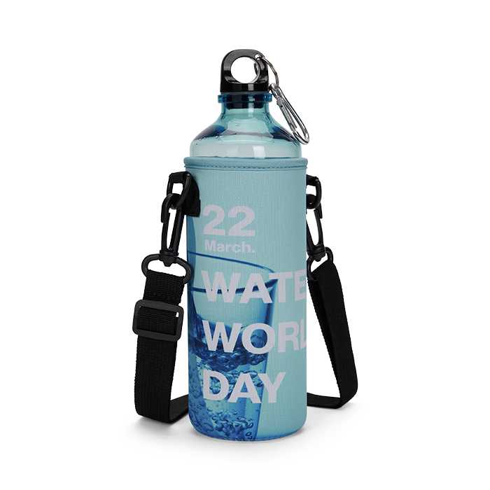 MB2016 Porte-bouteille en néoprène sublimé publicitaire personnalisé - vue 2