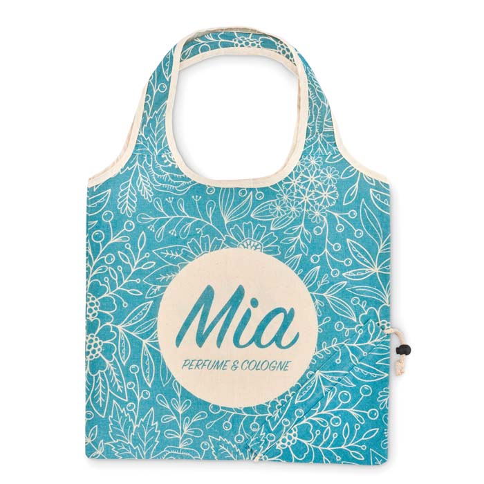 MB8110 Sac en coton pliable 105 g/m² avec fermeture à cordon sur la pochette. publicitaire personnalisé - vue 2