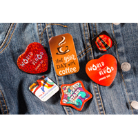 MBTN03 Pins personnalisé publicitaire personnalisé - vue 2