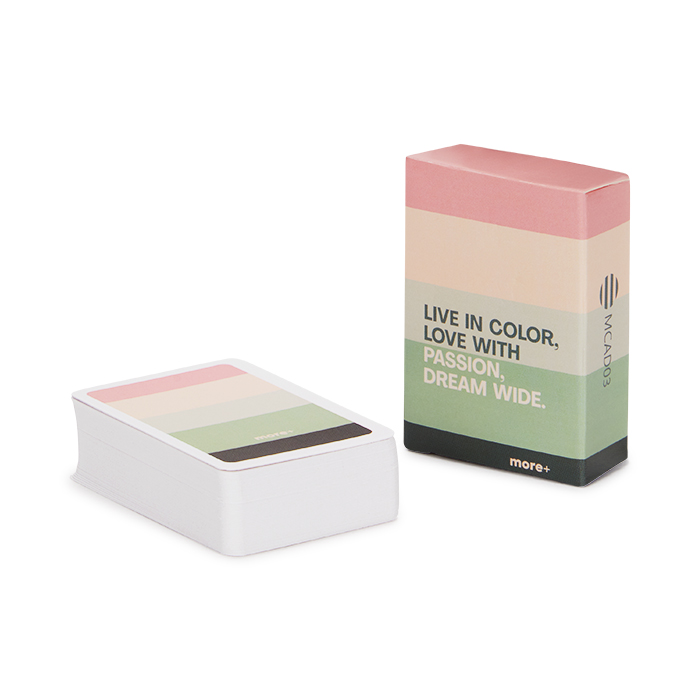 MCAD03 54 cartes de jeu de voyage, votre dessin sur 1 face. publicitaire personnalisé - vue 2