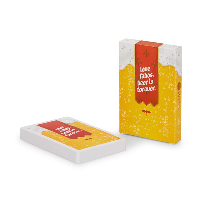 32 cartes de jeu, votre dessin sur 1 face. publicitaire personnalisé - vue 2