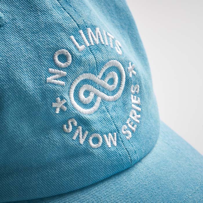 Casquette de baseball non structurée à 6 panneaux en coton sergé prélavé. publicitaire personnalisé - vue 2