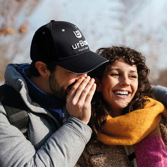 MH2103 Casquette de baseball en RPET à 6 pans structurés et profil moyen. publicitaire personnalisé - vue 2