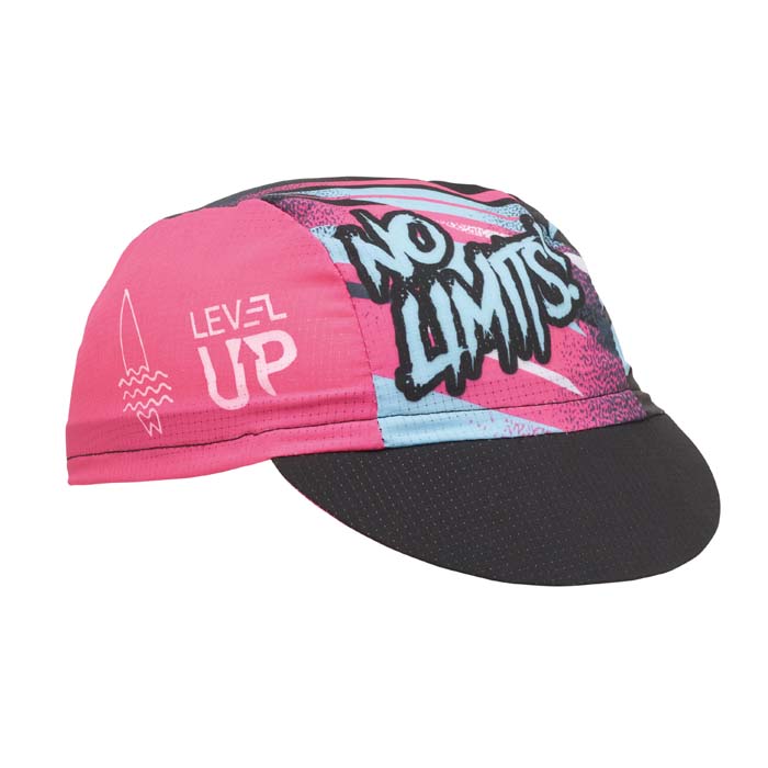 Casquette de cycliste adulte en quadri avec fermeture par cordon. publicitaire personnalisé - vue 2