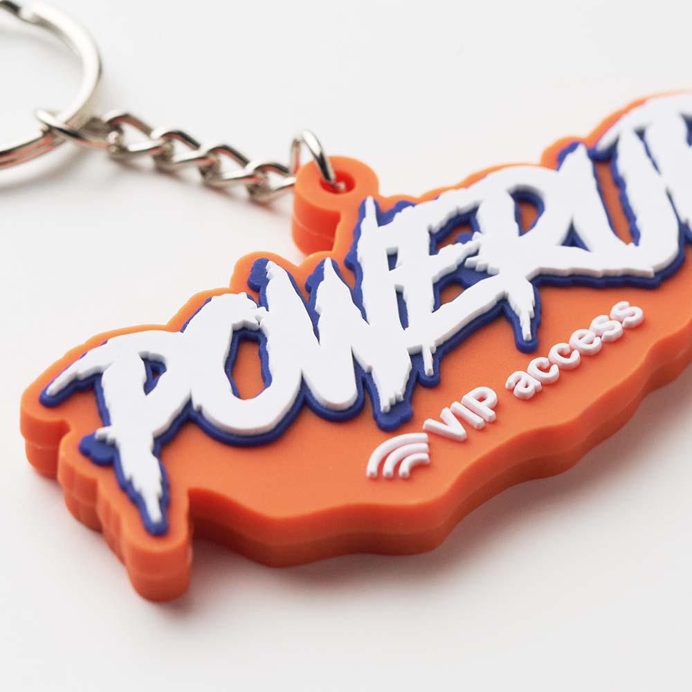 MK5005 Porte-clés NFC personnalisé en caoutchouc PVC avec un logo sur une seule face. publicitaire personnalisé - vue 2