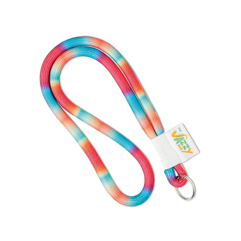 ML1047 Lanyard sublimé avec étiquette personnalisée. publicitaire personnalisé - vue 2