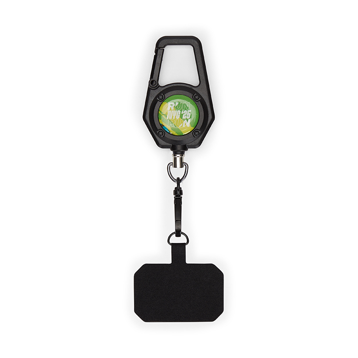 Porte-badge et porte-téléphone robuste anti-chute et antivol publicitaire personnalisé - vue 2