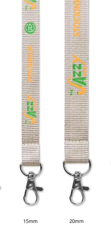 ML1103 Lanyard RPET avec impression en 1 couleur sur 1 côté. publicitaire personnalisé - vue 2