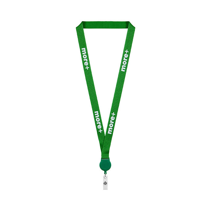 ML1163 RPET silkkipainettu jojokaulanauha. Kaulanauha, jossa on 1-värinen painatus 1... publicitaire personnalisé - vue 2