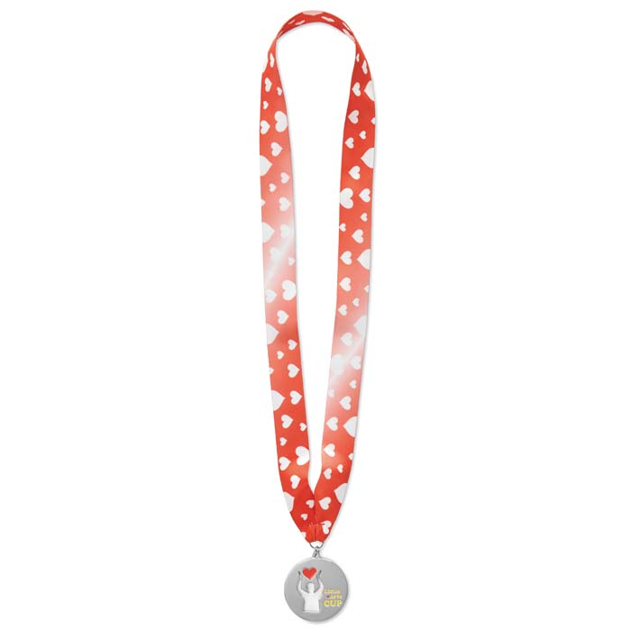 Médaille en alliage de zinc (≤25cm2 / 3 couleurs). publicitaire personnalisé - vue 2